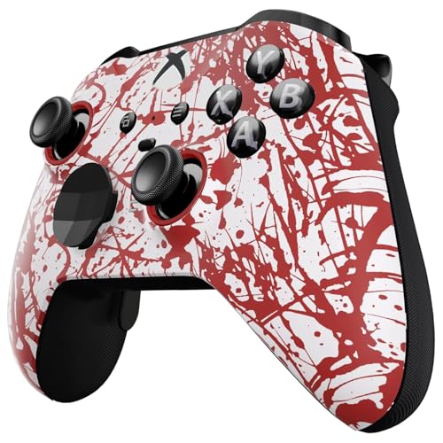 Custom Controllerzz Elite Series 2 Controller Compatible With Xbox One, Xbox Series S, and Xbox Series X (Blood Splatter) - color: Blood Splatter