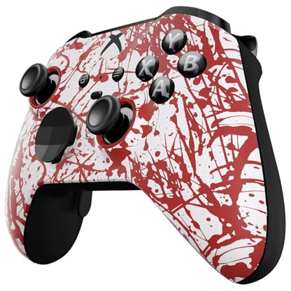 Custom Controllerzz Elite Series 2 Controller Compatible With Xbox One, Xbox Series S, and Xbox Series X (Blood Splatter) - color: Blood Splatter