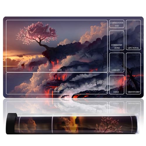 TCG playmat Table Mats Size 70X40 cm Mousepad Compatible for MTG RPG CCG Trading Card Game Play mats Original Play Mat Art Designs & Accessories (15) - color: 15