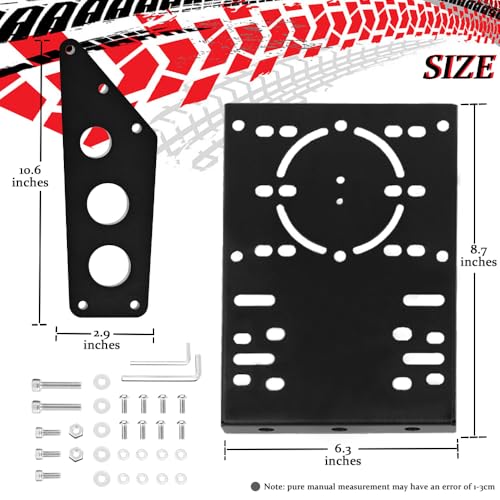 Racing Shifter Mounting Bracke for Racing Wheel Stand | with Mounting Bolts Fit for Our Racing Simulator Cockpit 30MM Mounting Pipe Bracket Accessories