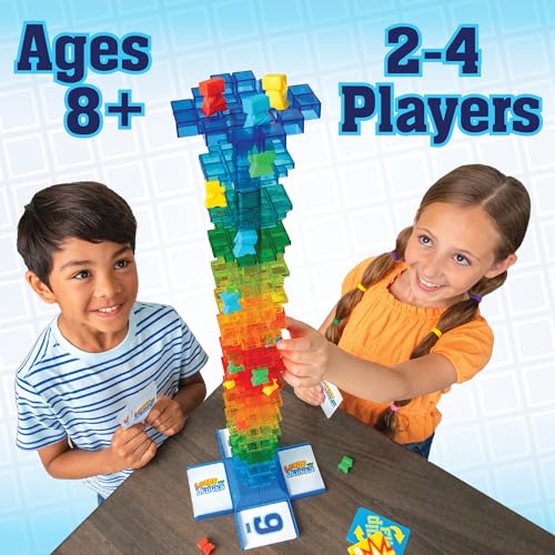 MindWare Leaps and Ledges Strategy Game - Ages 8+ - Fun Party Game and Family Game Night Activity for Kids, Teens, and Adults - 2 to 4 Players
