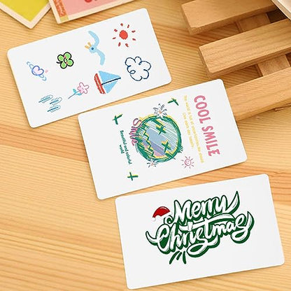 648PCS Blank Playing Cards 2.5" x 3.5" Blank Playing Cards to Write On Double Sides Printable Index Flash Cards Blank Tarot Cards for DIY Game Cards Gift Cards Message Card