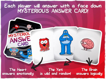 The Awkward Yeti Funny Family Card Game for Kids Ages 8+, Teens, Parents & Adults | Party Game for Family Game Night Fun with Science & Anatomy Humor | Heart & Brain Edition by Organ Attack Creator