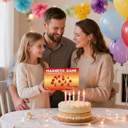 Magnet Game, Magnetic Game with String, Fun Games for Kids 8-12 and Adult, Board Game for Family Game Night and Party, Travel and Classroom, 2 Player Games