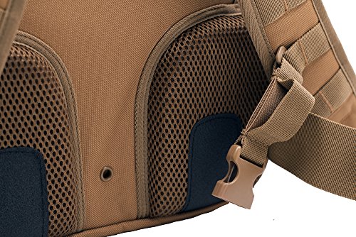 LAPG Atlas 12 Hour Tactical Backpack for Men & Women, Survival Gear Bag, Large Hiking Camping Bug Out Backpack, Grey - color: Grey