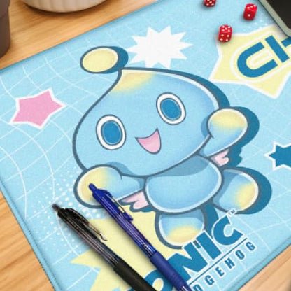 KESS: Sonic: Playmat - Chao - 23.75 x 13.5 Neoprene, Non-Slip, Tabletop Accessory, Comfort & Protection Surface, Card-Board-Dice-RPG Games, Mouse Pad - style: Chao