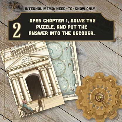 Ridley's Timescape: Jane Austen- Escape Room Game - Travel Back in Time to Help Jane Solve the Crime -Re-Playable and Re-Giftable - Date Night Favorite - 1+ Players for Ages 12+ and 90 Minute Playtime - style: Jane Austen
