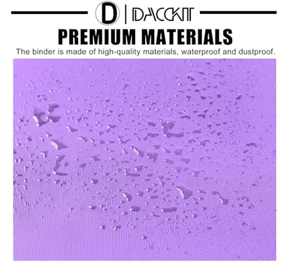 D DACCKIT 2000 Pocket Card Binder - Premium 20 Pocket Trading Card Binder with Sleeves Fits 2000 Cards, Ringless Card Album for TCG - Model A，Light Purple - color: Light Purple