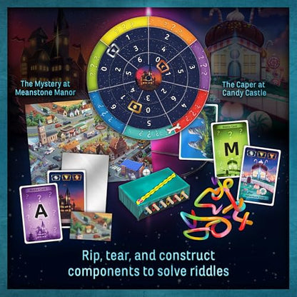 EXIT: The Game - Family - 2 Escape Adventures, At-Home Escape Room, Co-Operative Game, Family Activity, Brainteasers, 2-4 Players