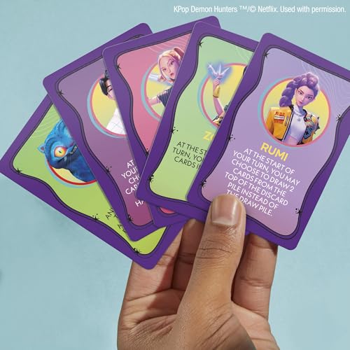 Monopoly Deal: Kpop Demon Hunters Card Game | Family Games for Kids, Tweens, Teens, and Adults | 2-5 Players | 15 mins. | Easter Gifts for Boys and Girls, Ages 8+