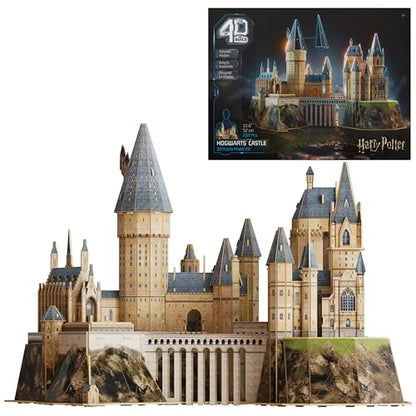 4D Build Harry Potter Hogwarts Castle 3D Puzzle Model Kit for Adults - style: Hogwarts Castle 3D Puzzle 209 pcs