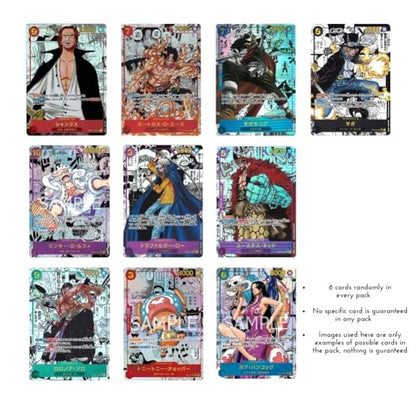 One Piece Cards Pack Bundle: Ideal for One Piece Trading Cards Enthusiasts, Anime Fans, Card Collectors, Comprehensive One Piece Card Collection by TraderzTCG (6 Pack Bundle)