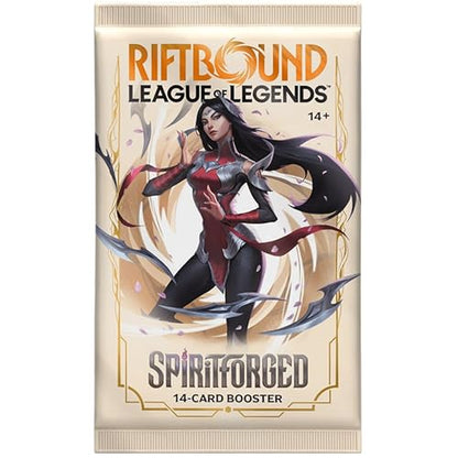 Riftbound: League of Legends TCG Spiritforged - Booster Display - 24 Booster Packs (14 Cards Ea), Deck-Building Trading Card Game, Randomly Assorted