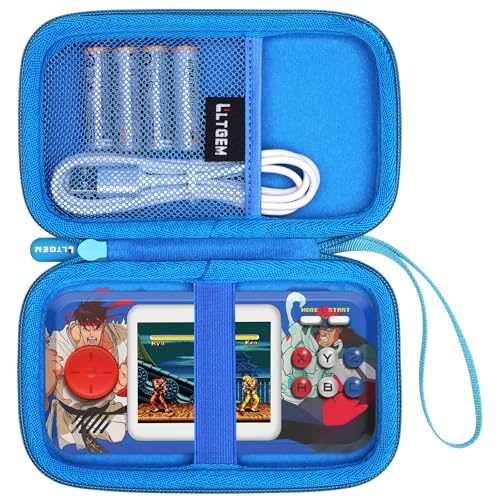 LTGEM Case Compatible with My Arcade Handheld Portable Video Game Console, Hard Shell Travel Carrying Storage Bag - Blue(Case Only) - color: 3.Blue