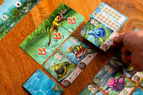Capstone Games Pondscape - Strategy Card Game for Adults & Teens - 2 Player or More - Asymmetrical, Mystery, Role-Based & Thematic Card Game for Game Night & Family Fun