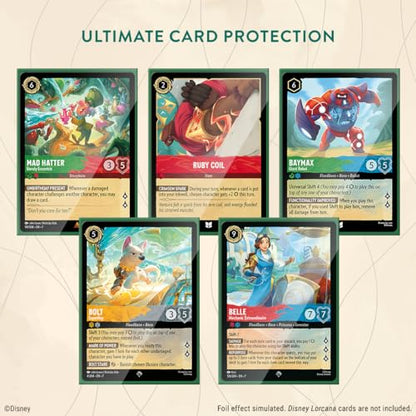 Ravensburger Disney Lorcana TCG: Archazia's Island Card Sleeves Featuring Ursula - Deceiver of All | 65 Protective Sleeves for TCG Decks | Ages 8+