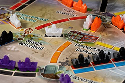 Ticket to Ride Ghost Train Board Game Themed Strategy Fun Family Adventure for Adults and Kids Ages 6+ 2-4 Players Average Playtime 15-30 Minutes Made by Days of Wonder, Multicolor (DOW720035) - style: Ghost Train