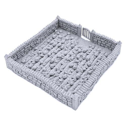 EnderToys Farm Fields - DND Terrain - 28mm Scenery for Tabletop Miniatures
