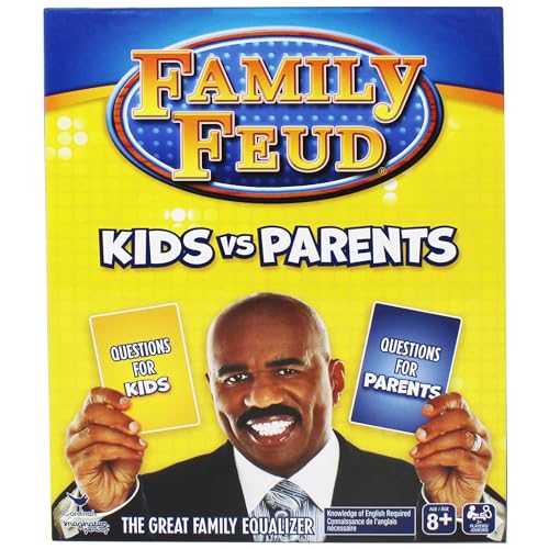 Steve Harvey Family Feud, Kids Vs Parents Edition Family Party Game, Ages 8 and up - color: Kids Vs. Parents Edition