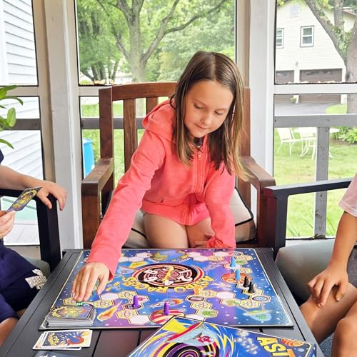 Astro Racers Board Game, Fun for Kids and Adults, 2-4 Players, Ages 5+, Solar System Racing Theme, Family-Friendly Strategy Game. Educational & Skill-Building.