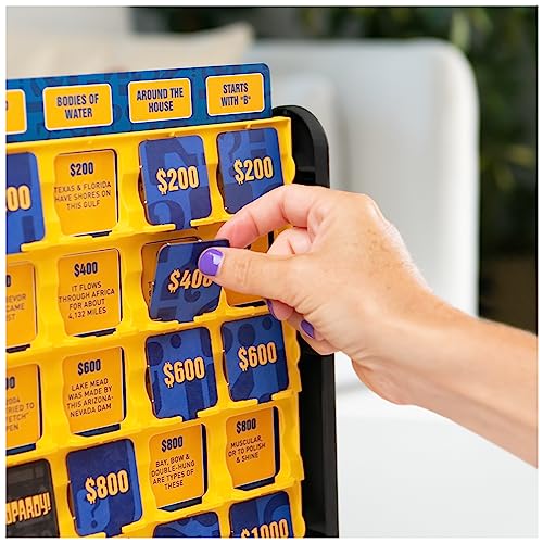 Jeopardy Family Edition Board Game Trivia Games Board Games for Family Night Fun Games for Game Night, for Adults and Kids Ages 10 and up