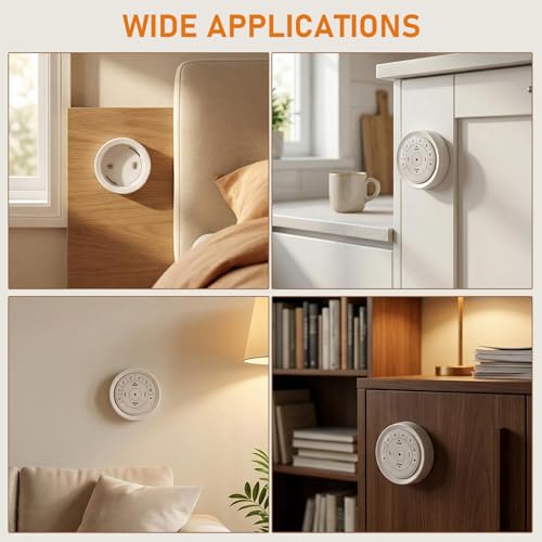 Remote Controller Holder for Hunter Douglas PowerView Gen 2 & Gen 3, Pebble Remote Wall Mount Bracket Station with Adhesive Strip and Screw, White - color: White
