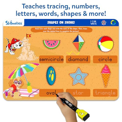 Skillmatics I Can Write PAW Patrol - Reusable Preschool Learning Activities, Educational Toy and Game, Back to School Supplies, Gifts for Students, Kids, Toddlers Ages 3, 4, 5, 6 - style: 4. I Can Write PAW Patrol