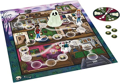 Peaceable Kingdom Ghost in the Attic - Cooperative Board Game for Family Game Night – Unique Glow-in-the-Dark Board Game - Great for Kids Ages 5 & Up