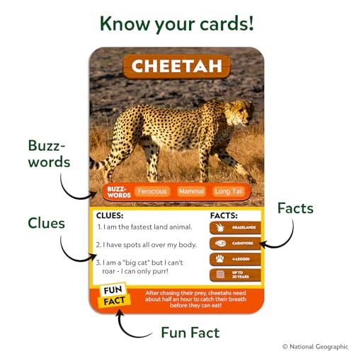Skillmatics Guess in 10 – National Geographic Animals, Card Game for Kids | Educational Game for Families, Animal Trivia & Travel Game, Screen-Free Fun, Gifts for Kids Ages 6, 7, 8, 9 and Up - style: 2. National Geographic