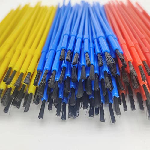150pcs Plastic Paint Brushes Set Acrylic Paint Brushes Watercolor Brushes Colorful Detail Painting Kit Art Supplies for Educational & Learning Activity, 170mm - color: 150pcs Brushes