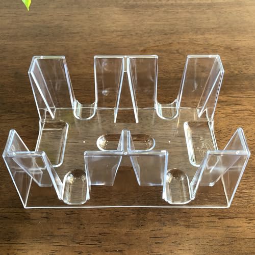 Yuanhe 6 Deck Clear Canasta Playing Card Tray - style: 6 Deck