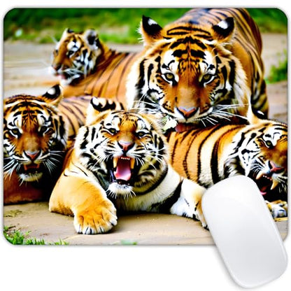 Square Mouse Pad Big cat,Gaming Mouse Pads for Desk,Soft Computer Waterproof Non-Slip Mouse Mat - color: Big cat