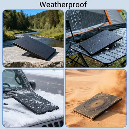 DAIERTEK Starlink Mini Protector Cover - Black Silicone Cover, Waterproof & Anti-Scratch Case Accessories for Starlink Mini Satellite Dish (Fits Roof, Car, RV, Truck, Trailer) - color: Black