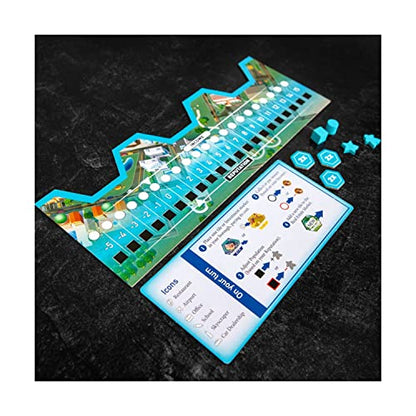 Bezier Games Suburbia Expansions , Blue | Tile Laying Board Game, Fun for Adults