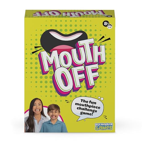 Mouth Off Card Game - Family Games for Kids and Adults, Guess the Phrase Before the Timer Runs Out, Family Game Night, 4-8 Players, Ages 8+ - style: Mouth Off