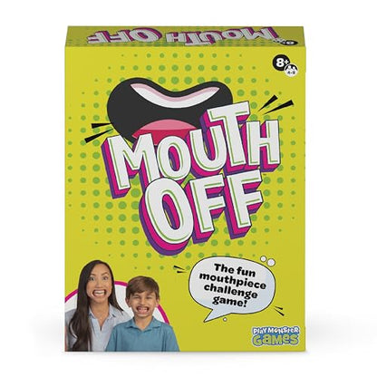 Mouth Off Card Game - Family Games for Kids and Adults, Guess the Phrase Before the Timer Runs Out, Family Game Night, 4-8 Players, Ages 8+ - style: Mouth Off