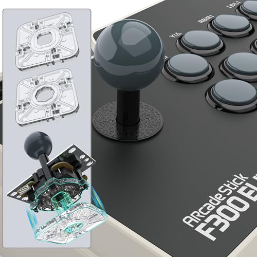 MAYFLASH Arcade Stick F300 Elite with Sanwa Buttons and Sanwa Joysticks for Switch/Switch 2, Xbox Series S/X, Xbox One, PS4, PS3, Windows, macOS, Steam Deck, Android and more
