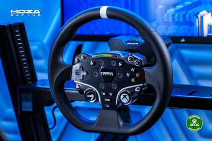 MOZA Gaming Steering Wheel, Racing Driving Wheel designed for Xbox Series/PC, officially Licensed by Microsoft