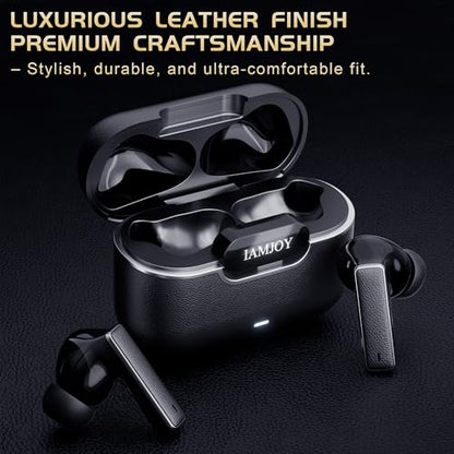 IAMJOY Gaming Earbuds, 20ms Low Latency, Active Noise Cancelling with 6 Mic, 2.4GHz & Bluetooth, 35 Play Time, Wireless Earbuds Compatible with Meta Quest 3/2, PS5/4, Steam Deck, VR, Switch, PC - color: Black