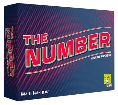 The Number Party Game - Fast-Paced Number Strategy Game, Fun Family Game for Kids & Adults, Ages 8+, 3-5 Players, 15 Minute Playtime, Made by Repos Production