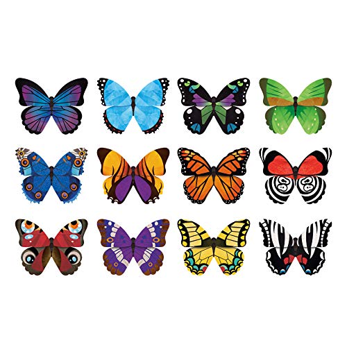 Mudpuppy Butterflies Shaped Memory Match, Multicolor - style: Butterflies