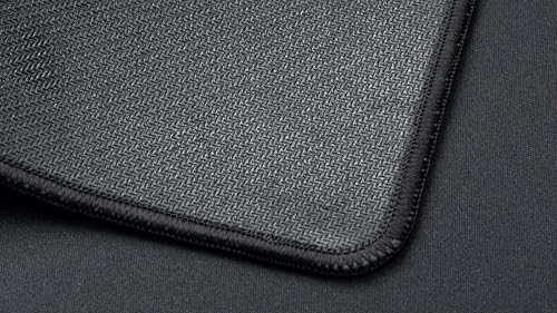 Keychron Large Gaming Mouse Pad 17.7 × 15.7 inch (450 × 400 mm), Ample Space for Mouse Movement, Smooth Micro-Weave Surface for Optical Mice, Non-Slip Rubber Base, Stitched Edges - Black - size: 15.8L x 15.8W inches