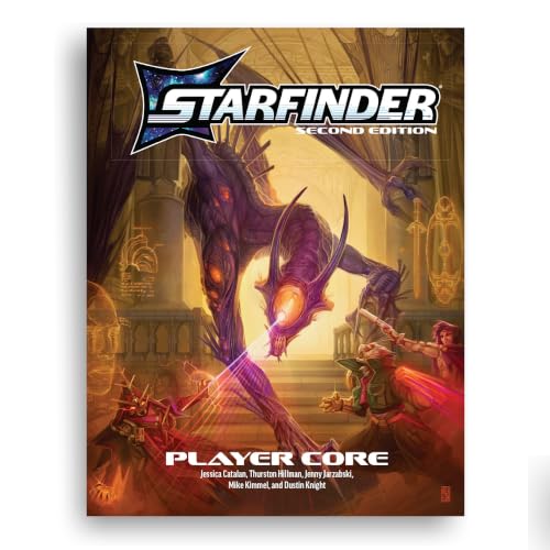 Starfinder Player Core Pocket Edition - Portable 6.7" x 8.4" Softcover Complete Rulebook, 10 Ancestries, 6 Classes - Tabletop RPG