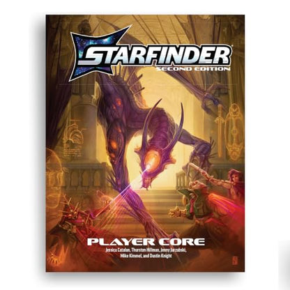 Starfinder Player Core Pocket Edition - Portable 6.7" x 8.4" Softcover Complete Rulebook, 10 Ancestries, 6 Classes - Tabletop RPG