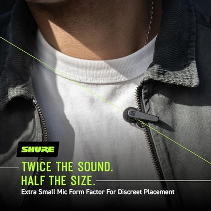 Shure MoveMic Receiver - Cold Shoe Mountable Camera Receiver for MoveMic Lavalier Microphones, Compatible with Most DSLR Cameras and Computers, for Mobile Content Creators (MV-R-Z7) | Digital receiver with USB-C and 3.5mm connectors for cameras, computers