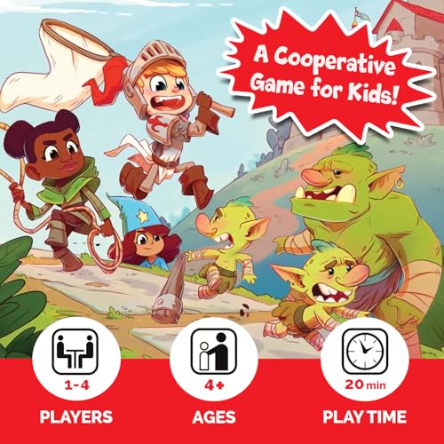 Fireside Games My First Castle Panic Fantasy Board Game | Ages 4+, Cooperative gameplay, Preschool friendly, Color matching, Family game night, Fantasy adventure