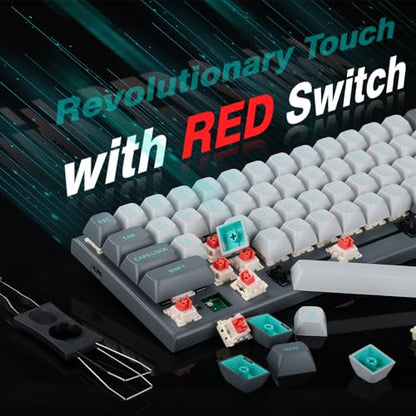 E-YOOSO Hz-61 60% Wired RGB Gaming Keyboard, Magnetic Switch, Hot-Swap | 8000Hz polling, rapid trigger, DKS/MT/TGL, 14 RGB modes, double-shot PBT keycaps, Type-C detachable, compact design.