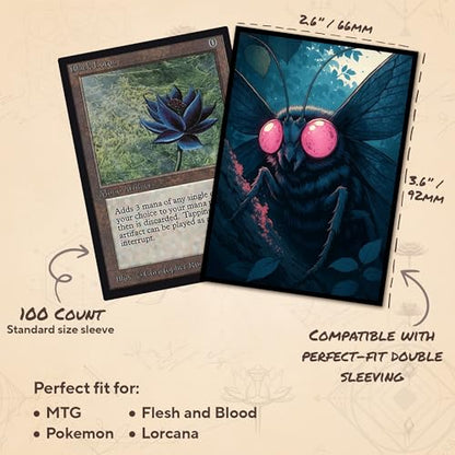 The Wastes Remember - MTG Card Sleeves, 104ct, Standard Size, Smooth | Perfect for Double Sleeving, Smudge Resistant Matte Back, Standard 66x92mm - Compatible with Magic The Gathering & TCG Cards - color: The Wastes Remember, size: Smooth