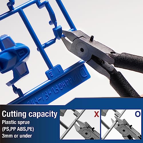 Beaditive Single Blade Nipper for Plastic Model - Plastic Sprue Cutter - Gunpla, Gundam Model, Scale Model Building - style: Straight