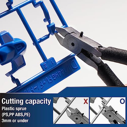 Beaditive Single Blade Nipper for Plastic Model - Plastic Sprue Cutter - Gunpla, Gundam Model, Scale Model Building - style: Straight
